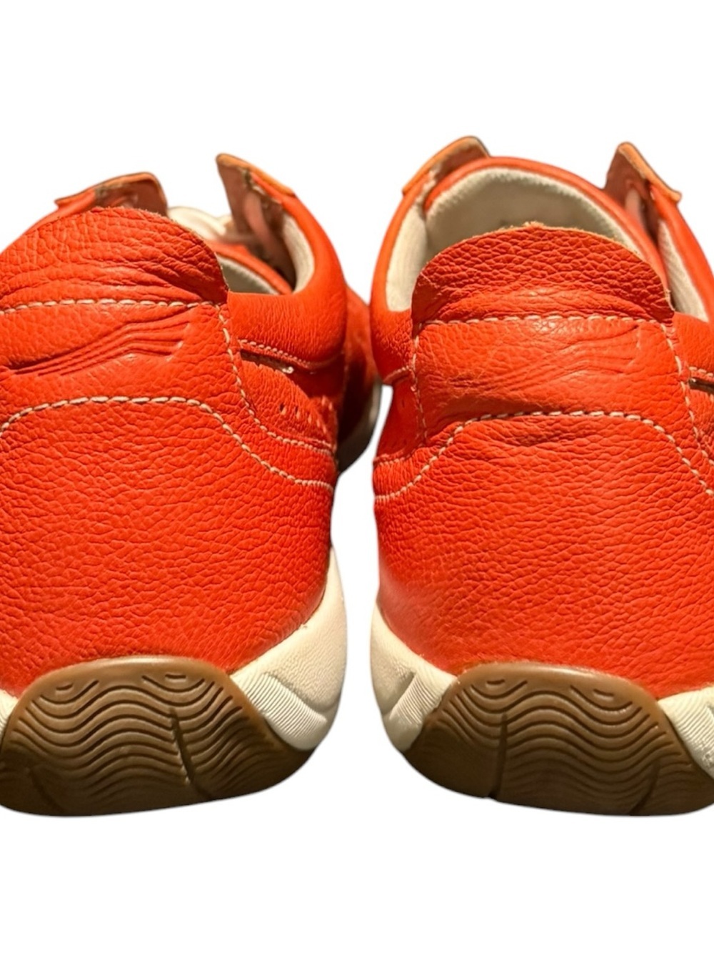 Dansko Hillary Orange Leather Lace Up Sneakers Women's Size 39 EU / 8-8.5 US - Picture 6 of 9